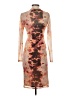 AFRM Tie-dye Brown Cocktail Dress Size XS - photo 2