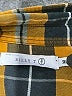 Billy T 100% Lyocell Plaid Yellow Brown Long Sleeve Button-Down Shirt Size M - photo 7