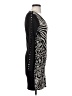 Yuka Animal Print Black Cocktail Dress Size S - photo 4
