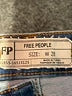 Free People Hearts Blue Jeans Size 28 waist - photo 4