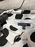 NYDJ Polka Dots Silver Long Sleeve Blouse Size S - photo 7