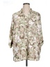 Catherines Floral Tan 3/4 Sleeve Blouse Size 1X - photo 1