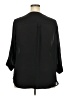 Torrid 100% Polyester Black 3/4 Sleeve Blouse Size 2X Plus (2) - photo 2