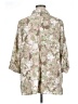 Catherines Floral Tan 3/4 Sleeve Blouse Size 1X - photo 2