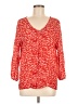 19 Cooper Red 3/4 Sleeve Blouse Size M - photo 1