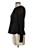 BCBGMAXAZRIA Graphic Black Long Sleeve Top Size XS - photo 5