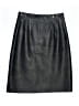 Assorted Brands Solid Black Faux Leather Skirt Size 6 - photo 1