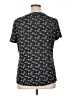 Emily Stacy Black Short Sleeve Henley Size 1X - photo 2