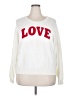 33 Degrees Hearts Ivory Pullover Sweater Size XXL - photo 1