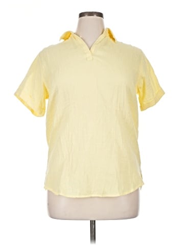 Magellan Outdoors Short Sleeve Blouse (view 1)