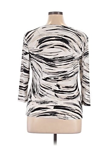 JM Collection 3/4 Sleeve Top (view 2)