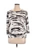 JM Collection Ivory 3/4 Sleeve Top Size XL (petite) - photo 1