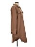 Happily Grey 100% Polyester Brown Trenchcoat Size L - photo 4