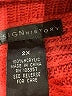 Design History 100% Acrylic Red Turtleneck Sweater Size 2X - photo 7