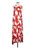 Boden Print Red Casual Dress Size 6r - photo 1