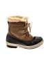 Pawz Brown Tan Ankle Boots Size 7 - photo 1
