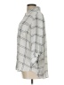 Fortune + Ivy 100% Polyester Plaid Gray 3/4 Sleeve Blouse Size L - photo 5