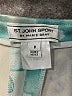 St. John Sport Print Teal Casual Pants Size 8 - photo 6