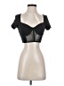 Shein 100% Polyester Black Short Sleeve Top Size 2 - photo 1
