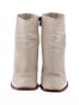 Vince Camuto 100% Leather Ivory Ankle Boots Size 7 1/2 - photo 2