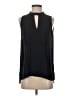 Ann Taylor LOFT 100% Polyester Black Sleeveless Blouse Size S - photo 1