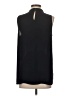 Ann Taylor LOFT 100% Polyester Black Sleeveless Blouse Size S - photo 2