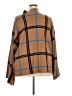 ELOQUII Plaid Brown Poncho Size 26 - 28 Plus - photo 2