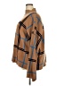 ELOQUII Plaid Brown Poncho Size 26 - 28 Plus - photo 5