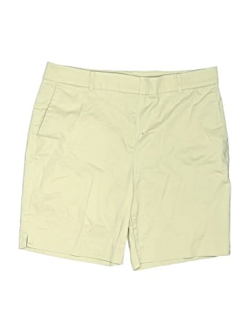 Ann Taylor Khaki Shorts (view 1)