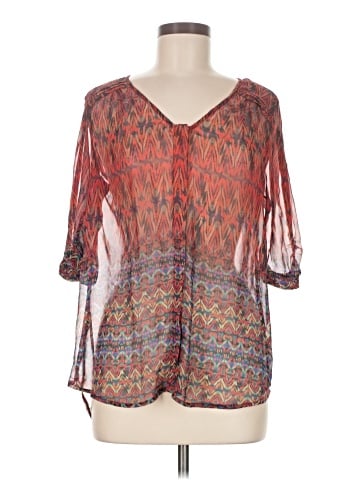 Skies Are Blue 3/4 Sleeve Blouse (view 1)
