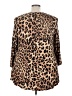 JM Collection Brown 3/4 Sleeve Top Size 3X - photo 2