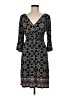 Max Studio Paisley Black Casual Dress Size M - photo 1