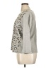 Gap 100% Cotton Animal Print Gray Pullover Sweater Size XL - photo 5