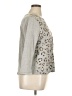 Gap 100% Cotton Animal Print Gray Pullover Sweater Size XL - photo 4