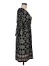 Max Studio Paisley Black Casual Dress Size M - photo 4