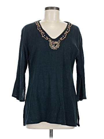 Mileage 3/4 Sleeve Blouse (view 1)
