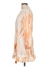 Blue Island 100% Rayon Orange Kimono Size L - photo 5