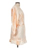 Blue Island 100% Rayon Orange Kimono Size L - photo 4