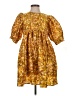 Kika Vargas 100% Polyester Paisley Yellow Casual Dress Size XS - photo 1