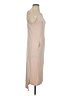 FLX Solid Tan Casual Dress Size S - photo 4