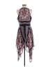 New York & Company 100% Polyester Paisley Blue Romper Size 6 - photo 2
