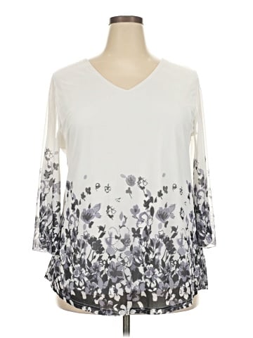 Bebonnie 3/4 Sleeve Blouse (view 1)