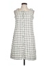 NY Collection Checkered-gingham Gray Casual Dress Size L (petite) - photo 1