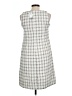 NY Collection Checkered-gingham Gray Casual Dress Size L (petite) - photo 2
