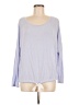 Eberjey Blue Long Sleeve T-Shirt Size M - photo 1