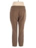 Renuar Solid Brown Casual Pants Size 14 - photo 2