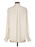 H&M 100% Polyester Stars Ivory Long Sleeve Blouse Size 12 - photo 2