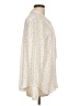 H&M 100% Polyester Stars Ivory Long Sleeve Blouse Size 12 - photo 4