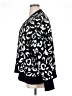 Express 100% Polyester Animal Print Black Cardigan Size XL - photo 5