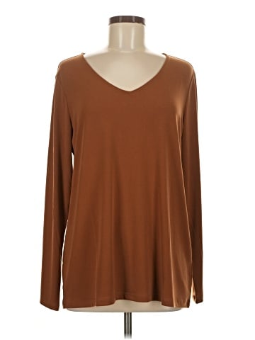 Susan Graver Long Sleeve T-Shirt (view 1)